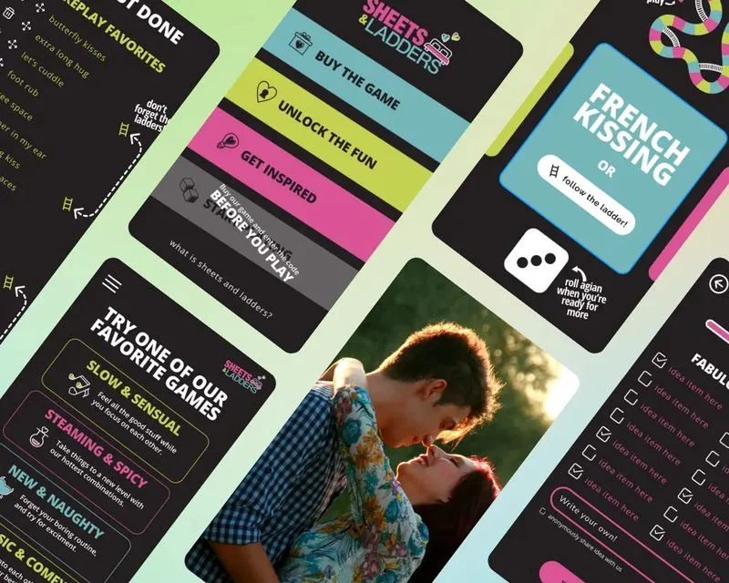 Sheets and Ladders — couples entertainment and game app with multiple game modes